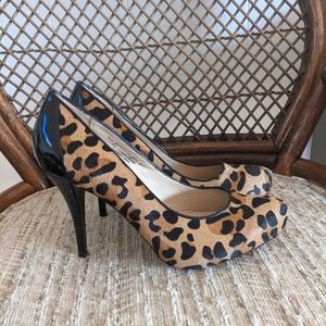 Classiques Entier Leopard Print Heels Size 9.5.